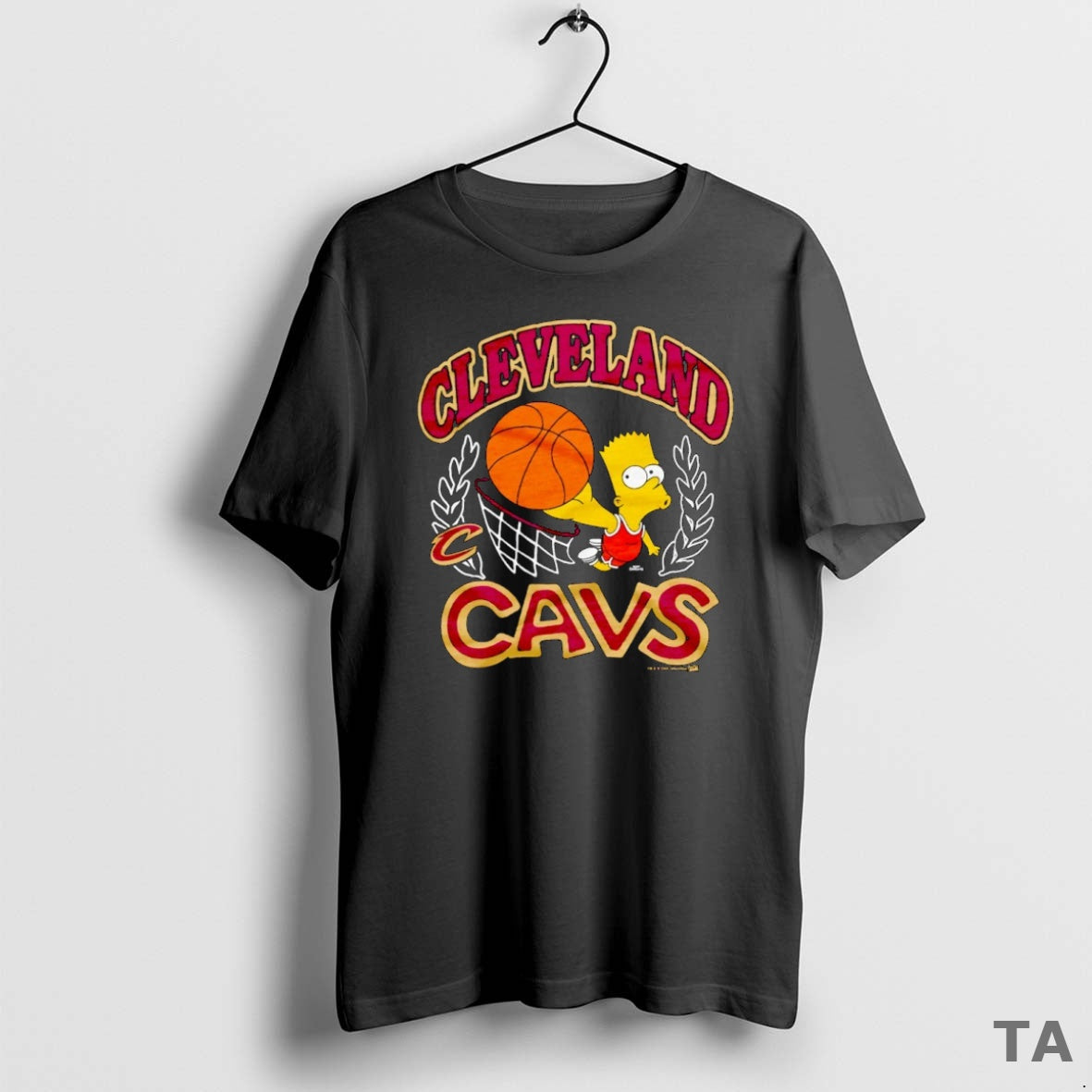 Top Bart Simpsons Cleveland Cavaliers Nba Cartoon T Shirt Sweater