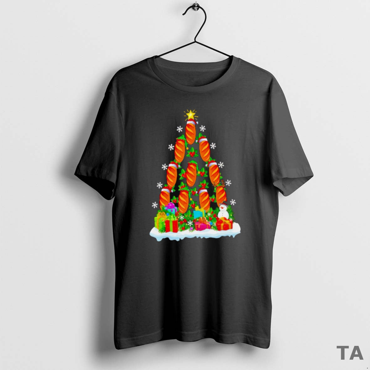 Top Best Baguette Xmas Holiday Santa Baguette Christmas T Shirt Sweater