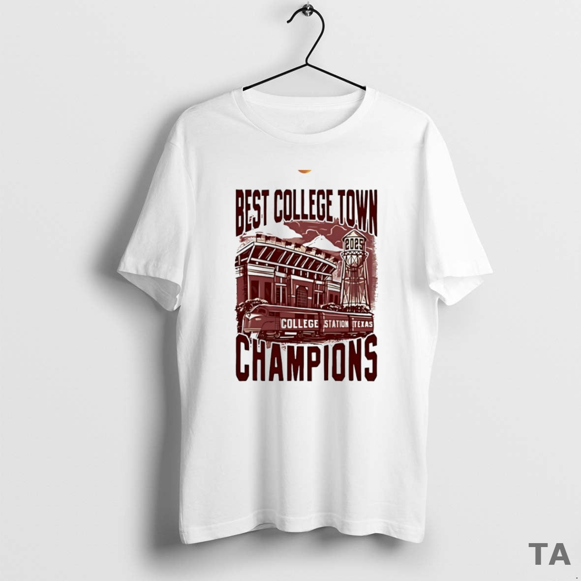 Top Best College Town Champions 2025 Circle T Shirt Sweater