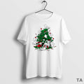 Top Cat Christmas Tree Circle T Shirt Sweater