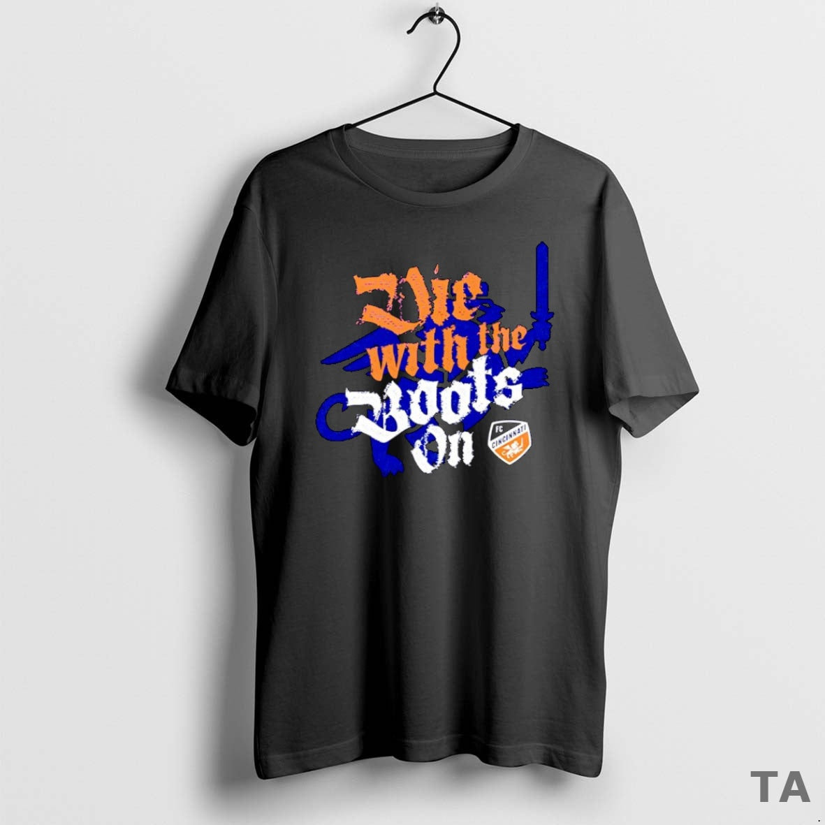 Top Die With The Boots On Fc Cincinnati T Shirt Sweater