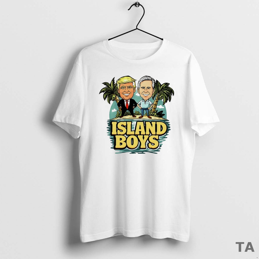 Top Donald Trump And Gavin Newsom Island Boys Circle T Shirt Sweater