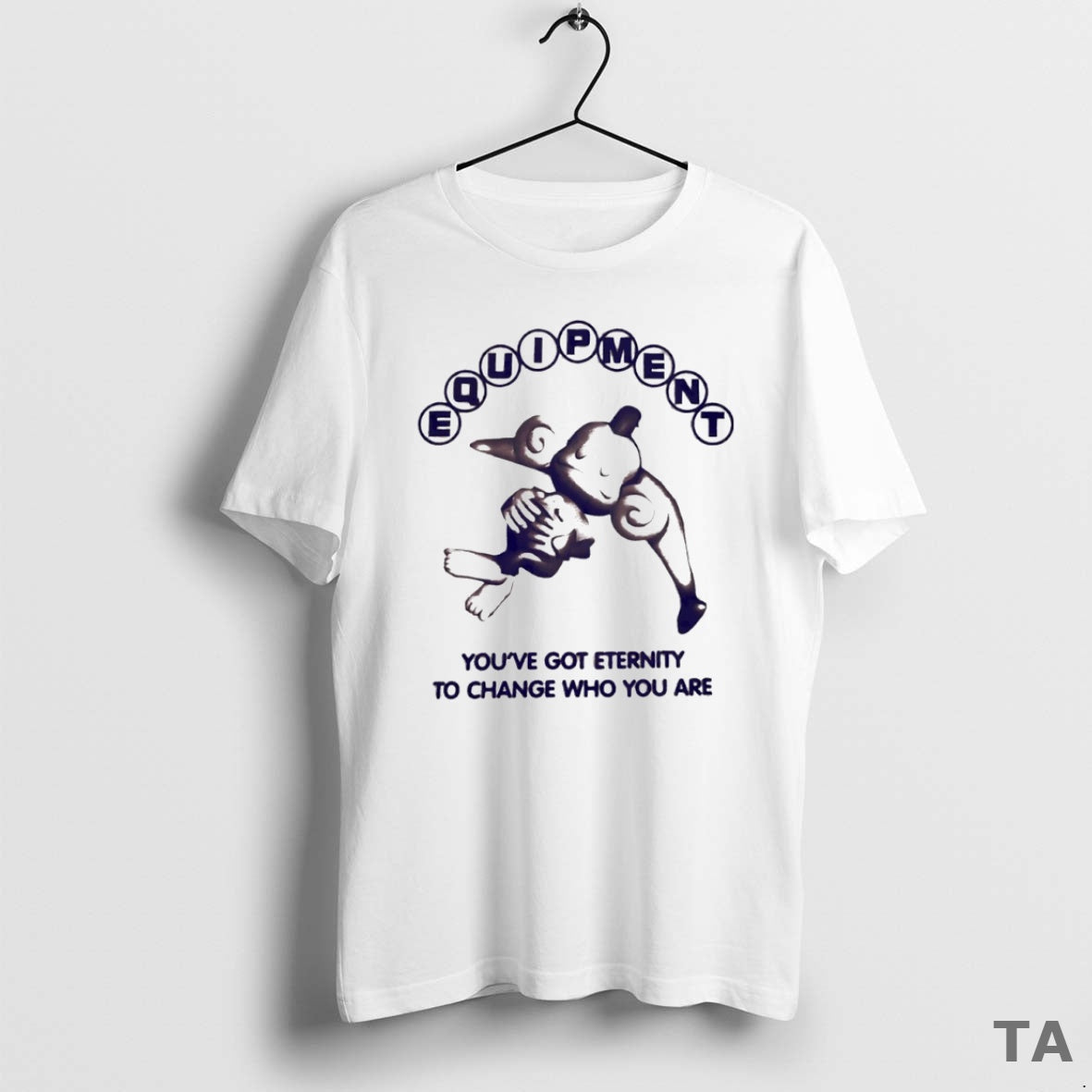 Top Equipment Monkey Youve Got Eternity Circle T Shirt Sweater