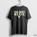 Top Go Big Blue Kentucky Wildcats String Lights Christmas Logo T Shirt Sweater