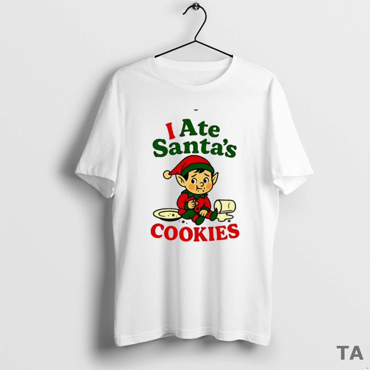 Top I Ate Santas Cookies Christmas T Shirt Sweater