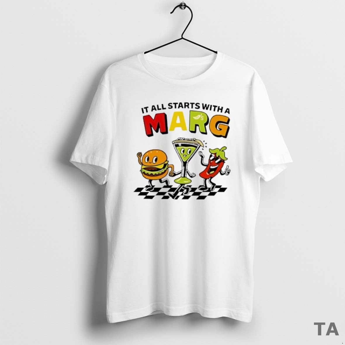Top It All Starts With A Marg T Shirt Sweater