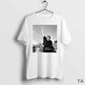 Top John Madden Oakland Raiders Photo Circle T Shirt Sweater