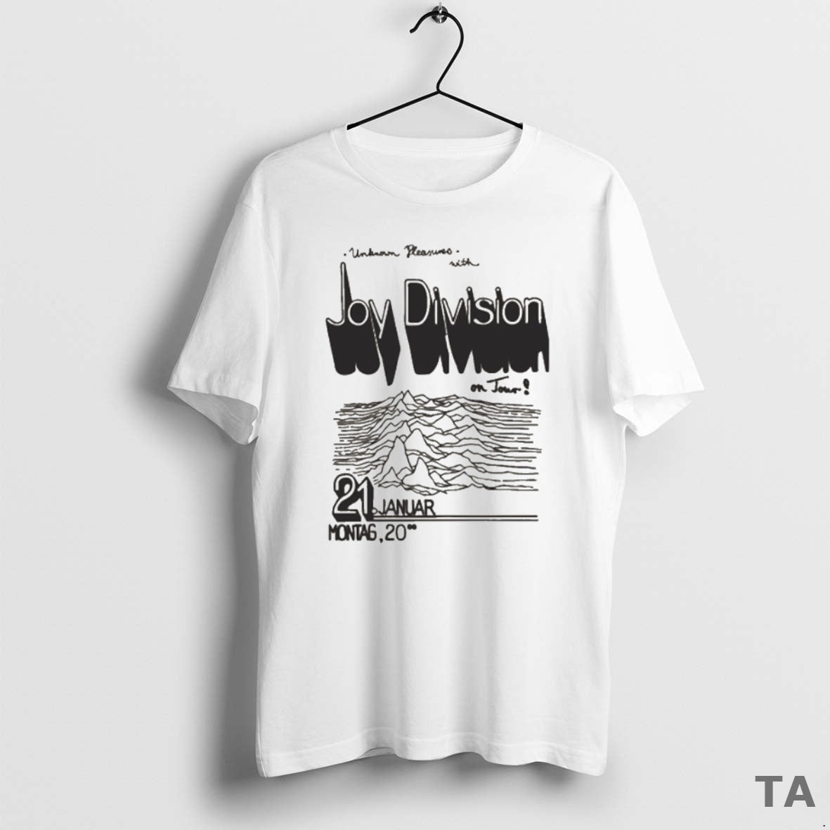 Top Joy Division Unknown Pleasures On Tour 2025 21 Januar Montag 20 T Shirt Sweater