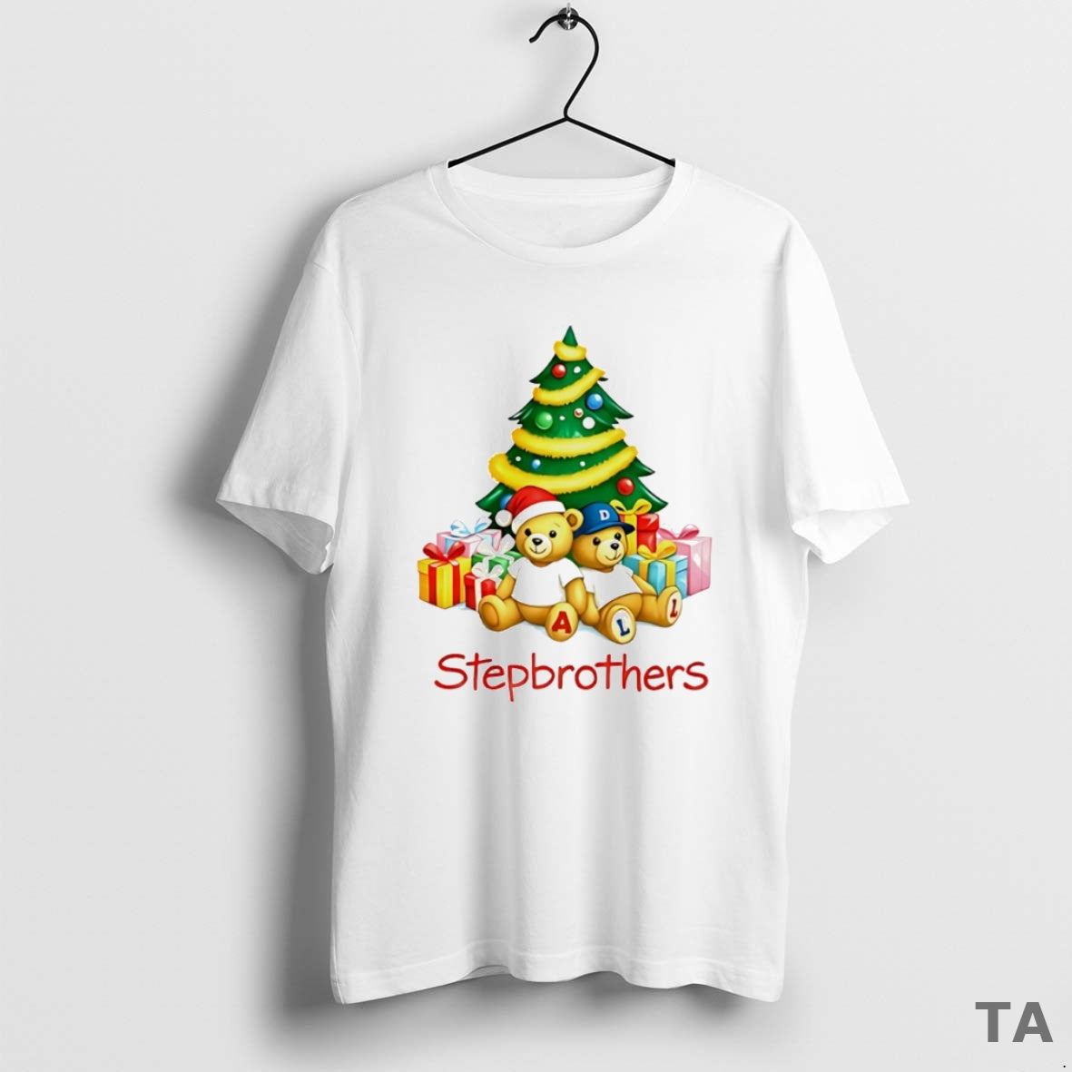 Top Julian And Logan Step Brothers Christmas Tree Circle T Shirt Sweater