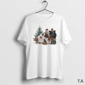 Top Katie Van Slyke Festive Farm Circle T Shirt Sweater