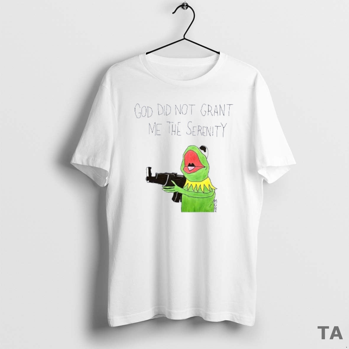 Top Kermit Frog God Did Not Grant Me The Serenity T Shirt Sweater