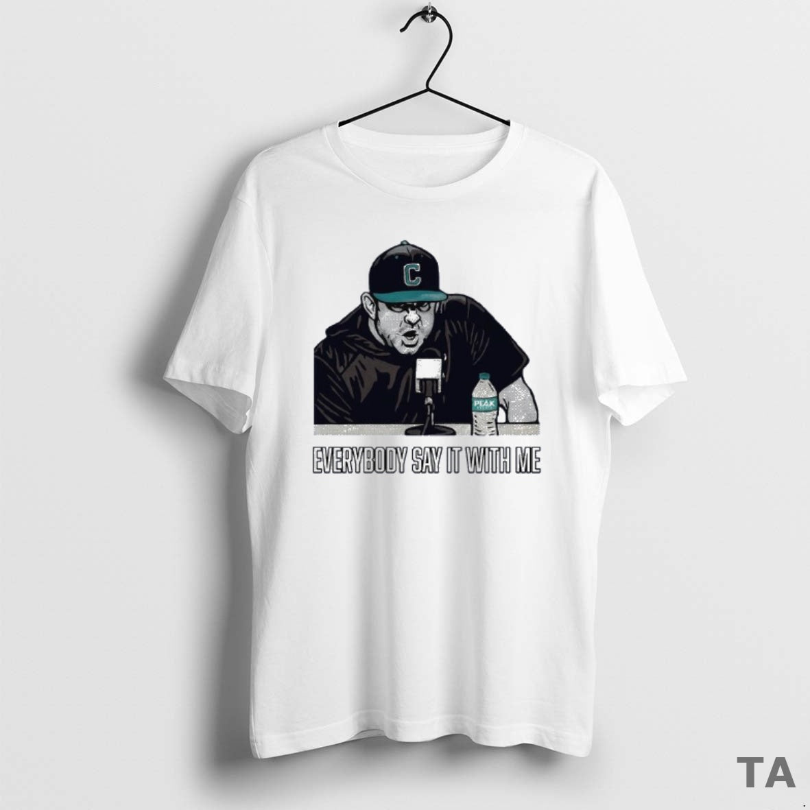 Top Kevin Schnall Coach Coastal Carolina Baseball Everybody Say It With Me T Shirt Sweater