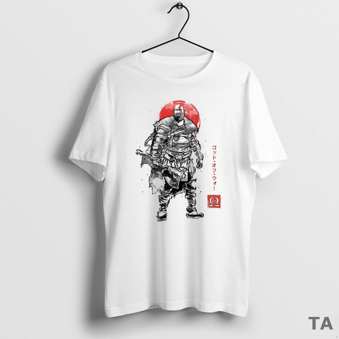 Top Kratos God Of War Characters The Rustlord Eternal Sumi E T Shirt Sweater