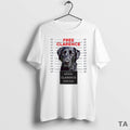 Top Labrador Dog Mugshot Free Clarence T Shirt Sweater