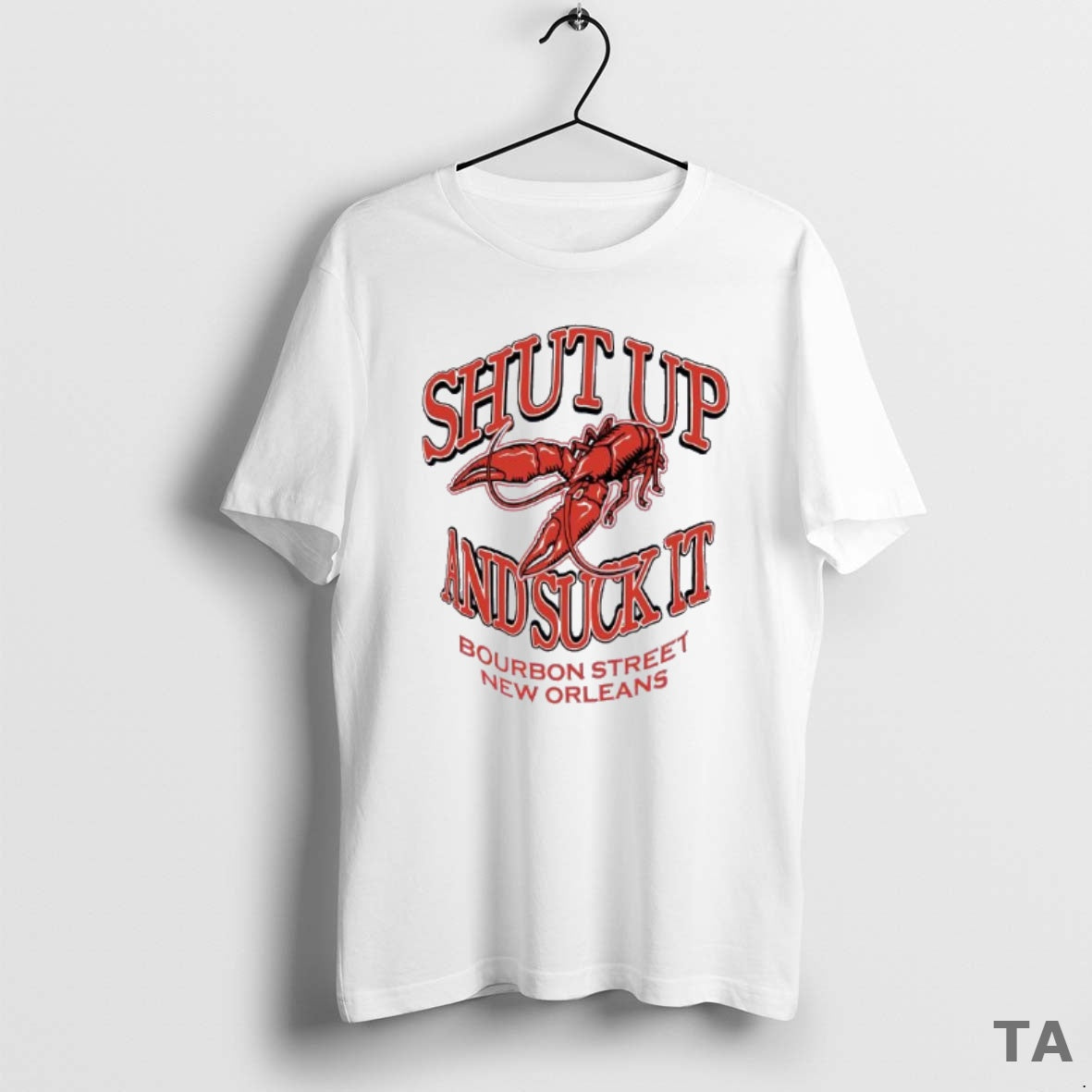 Top Lobster Shut Up And Suck It Bourbon Street New Orleans T Shirt Sweater