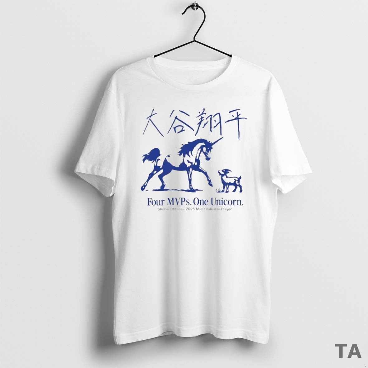 Top Los Angeles Shohei Ohtani Four Mvps One Unicorn 2025 Circle T Shirt Sweater