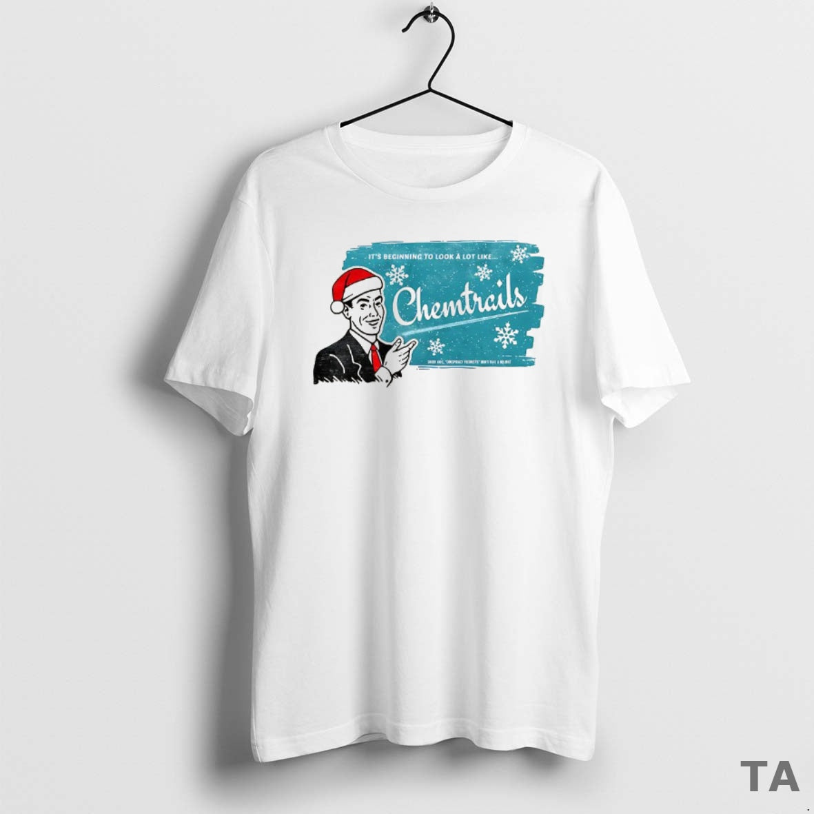 Top Merry Chemtrails Christmas Its Beginning Look A Lot Like T Shirt Sweater