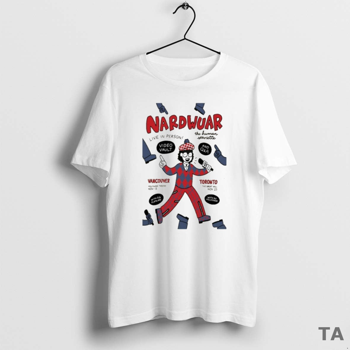 Top Nardwuar The Great Hall Toronto Ca Nov 23 2025 T Shirt Sweater