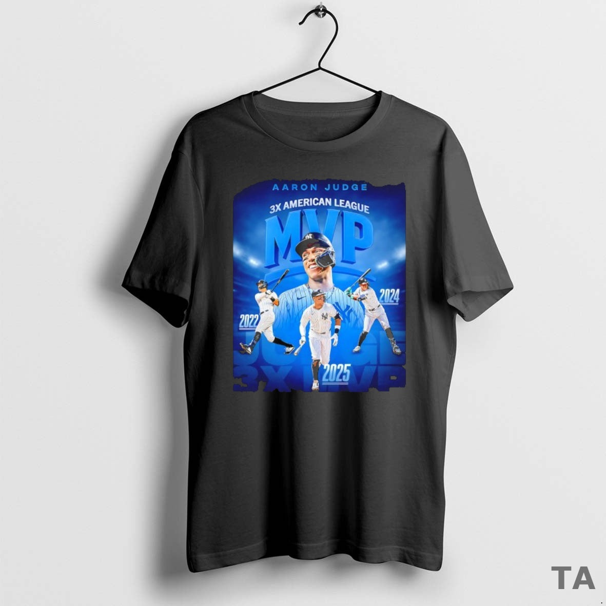 Top New York Yankees Aaron Judge 3x American League Mvp T Shirt Sweater