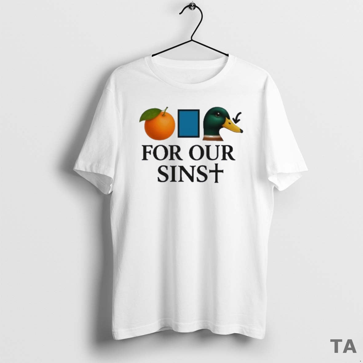 Top Orange Duck For Our Sins T Shirt Sweater