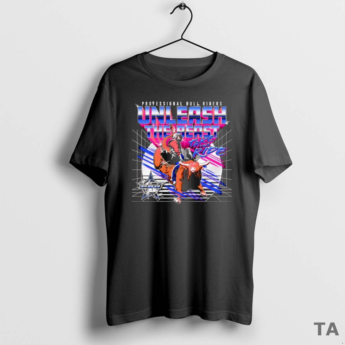 Top Pbr Unleash The Beast Synthwave T Shirt Sweater