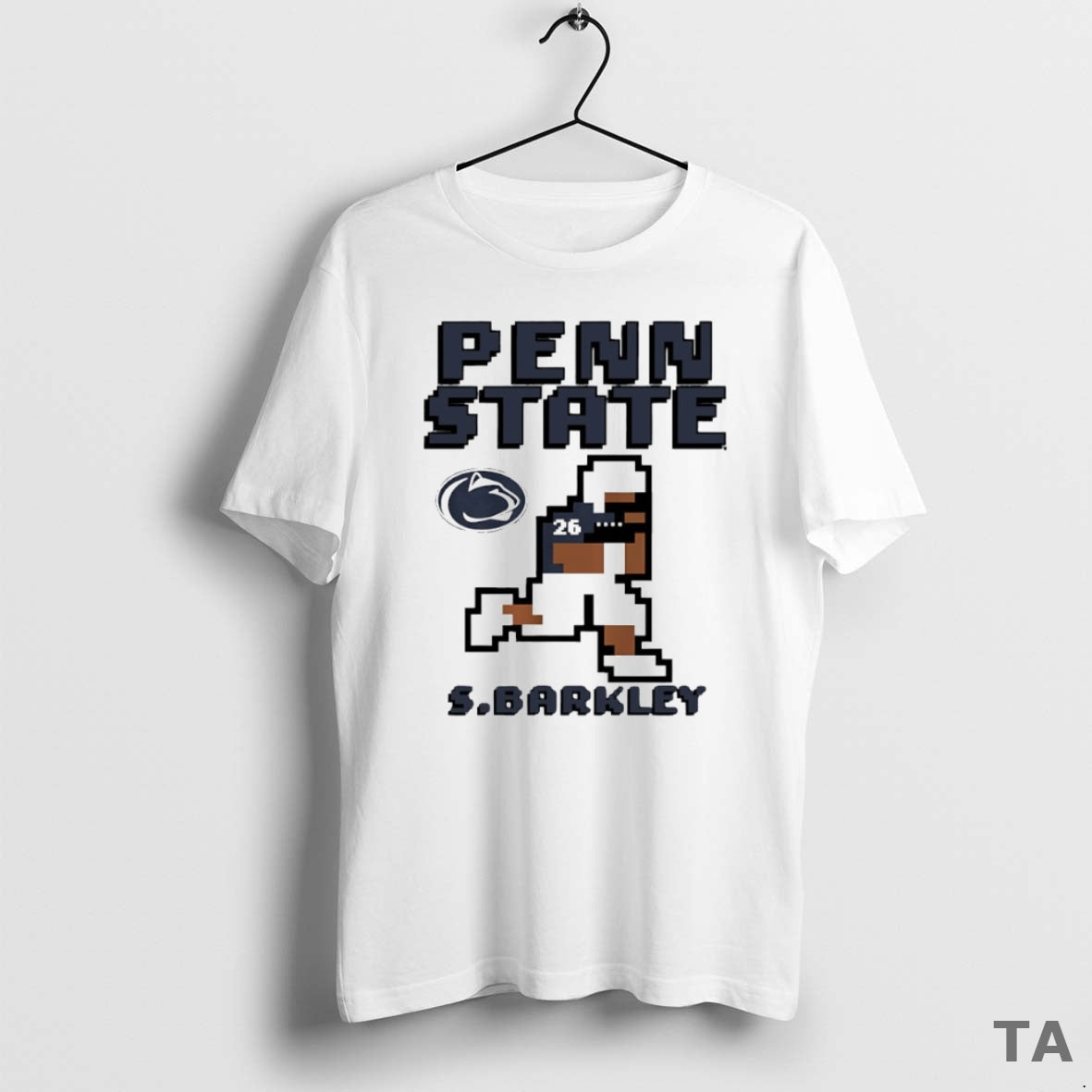 Top Penn State Nittany Lions Football Saquon Barkley 26 Pixel Circle T Shirt Sweater