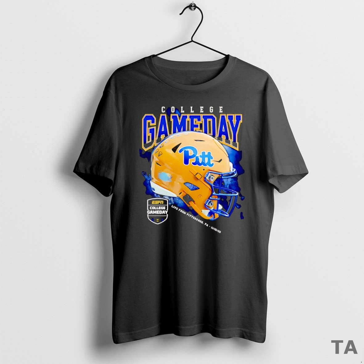 Top Pitt Panthers Football College Gameday Helmet T Shirt Sweater