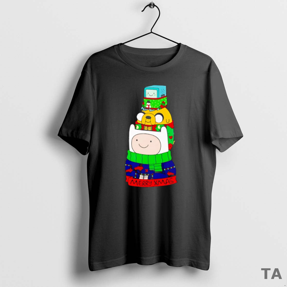 Top Premium Finn Jake Bmo Xmas Classic Cute T Shirt Sweater