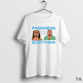 Top Radiohead Everything Circle T Shirt Sweater
