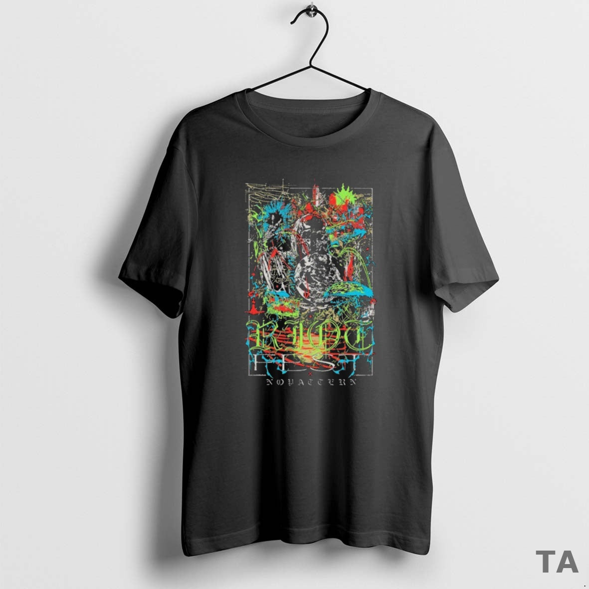 Top Riot Fest X No Pattern T Shirt Sweater