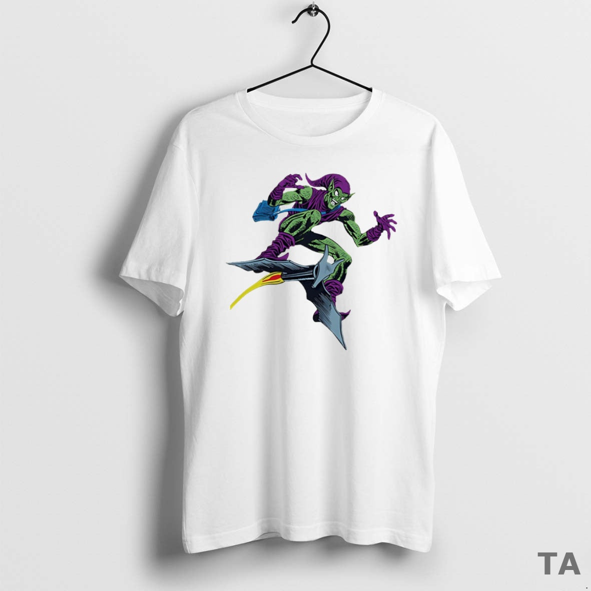 Top Roofman 2025 Channing Tatum Green Goblin Circle T Shirt Sweater