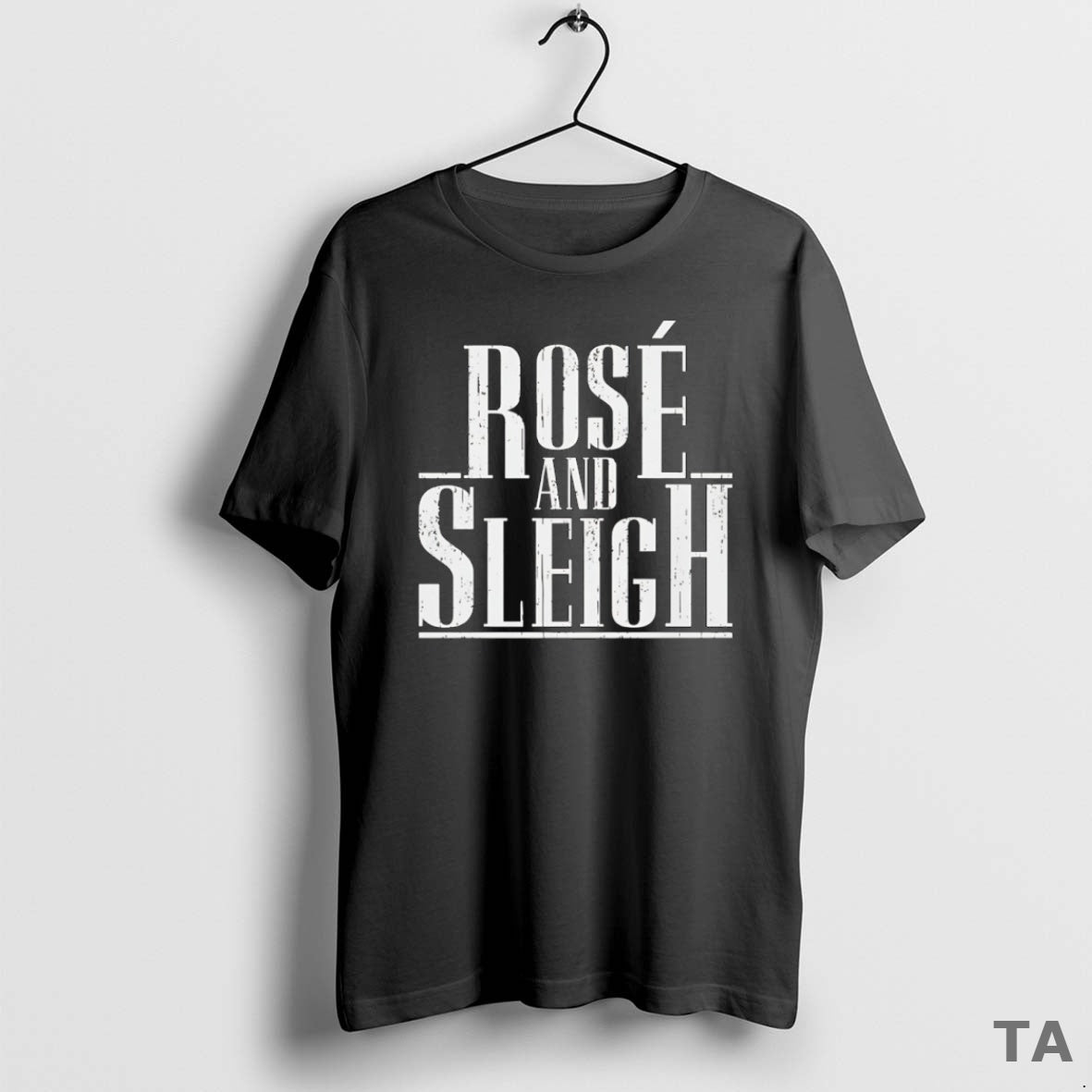 Top Rose And Sleigh Christmas T Shirt Sweater