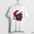 Top Santa Bison Buffalo T Shirt Sweater