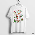 Top Santa Jingle Balls And Slam Dunks Circle T Shirt Sweater