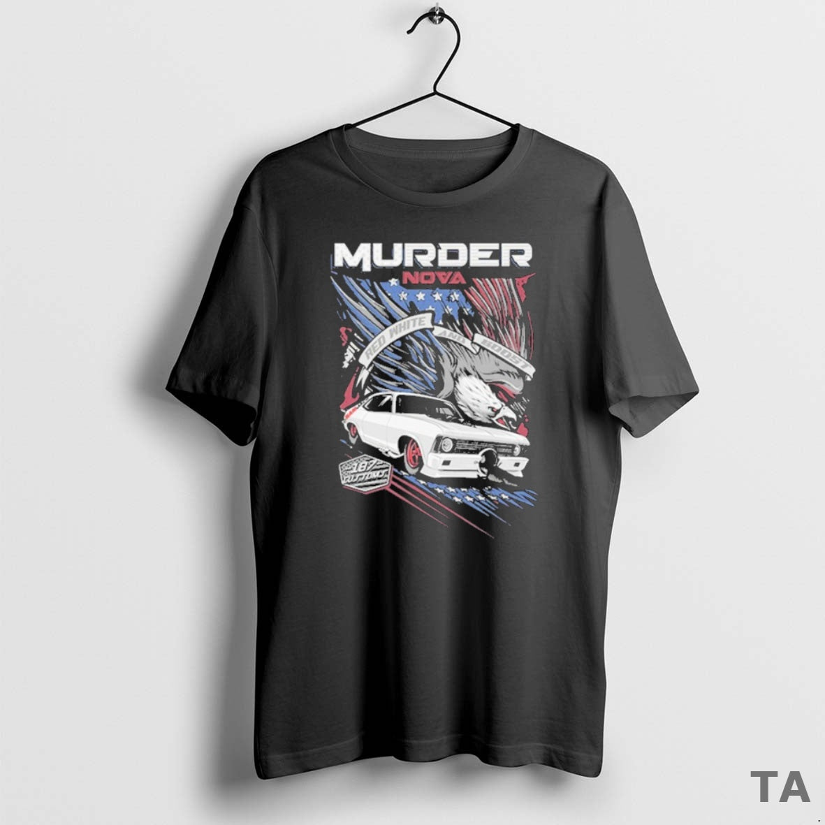 Top Shawn Ellington Murder Nova Red White And Boost 187 Customs T Shirt Sweater