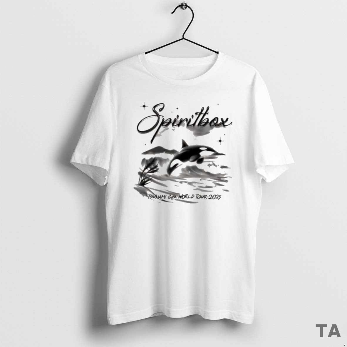 Top Spiritbox Tsunami Sea World Tour 2025 Orca Whale T Shirt Sweater