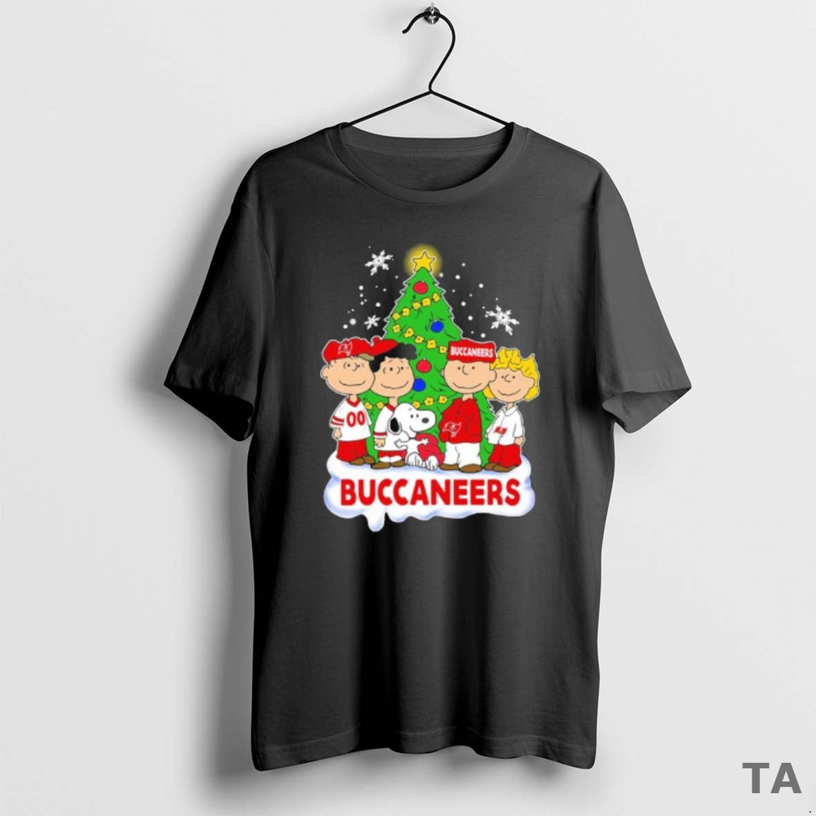 Top Tampa Bay Buccaneers X The Peanuts Christmas 2025 T Shirt Sweater