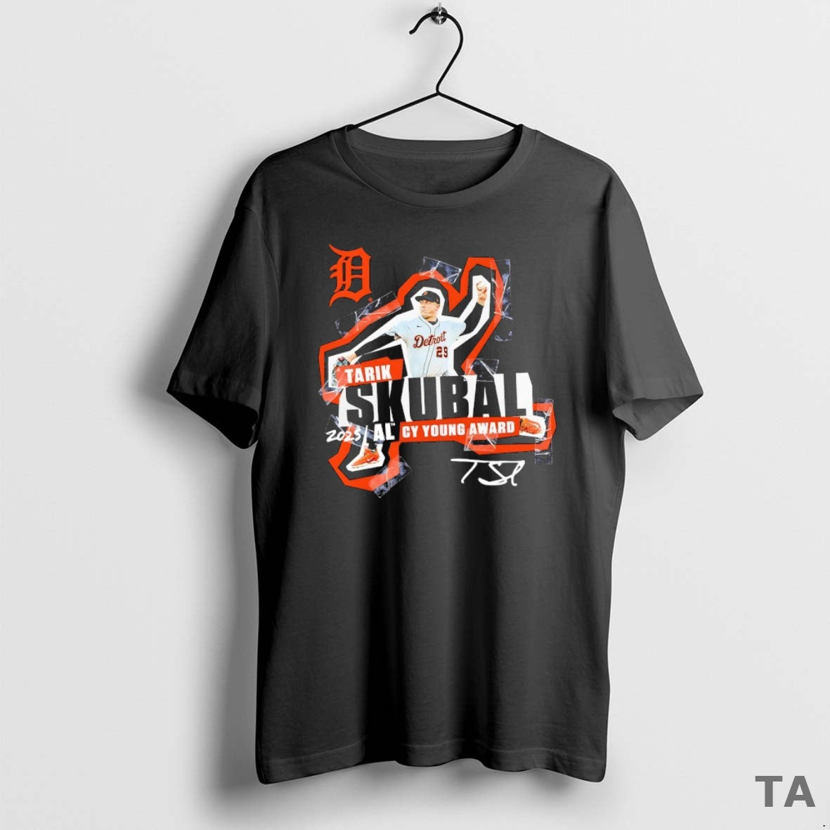 Top Tarik Skubal Detroit Tigers 2025 American League Cy Young Award Winner Signature