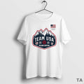 Top Team Usa 2026 Miland Cortina Mountain Patch Circle T Shirt Sweater