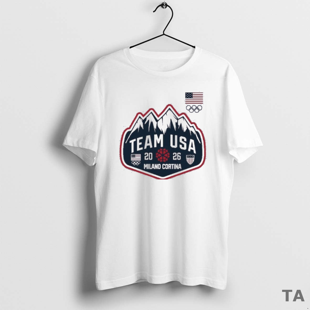 Top Team Usa Outerstuff Mountain Patch T Shirt Sweater
