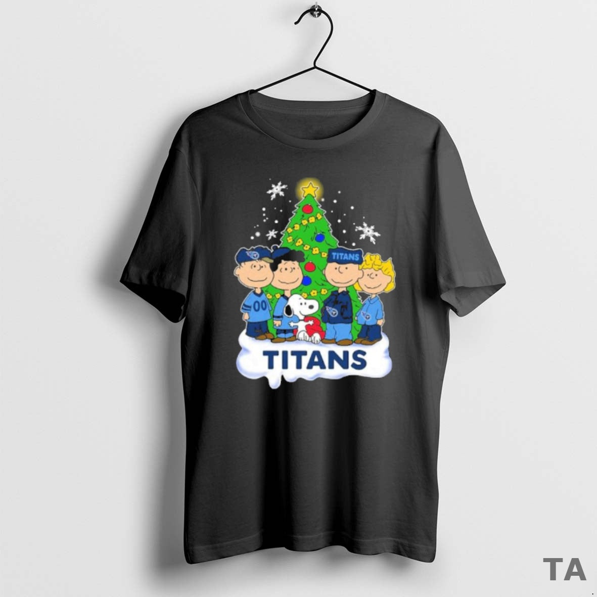 Top Tennessee Titans X The Peanuts Christmas 2025 T Shirt Sweater