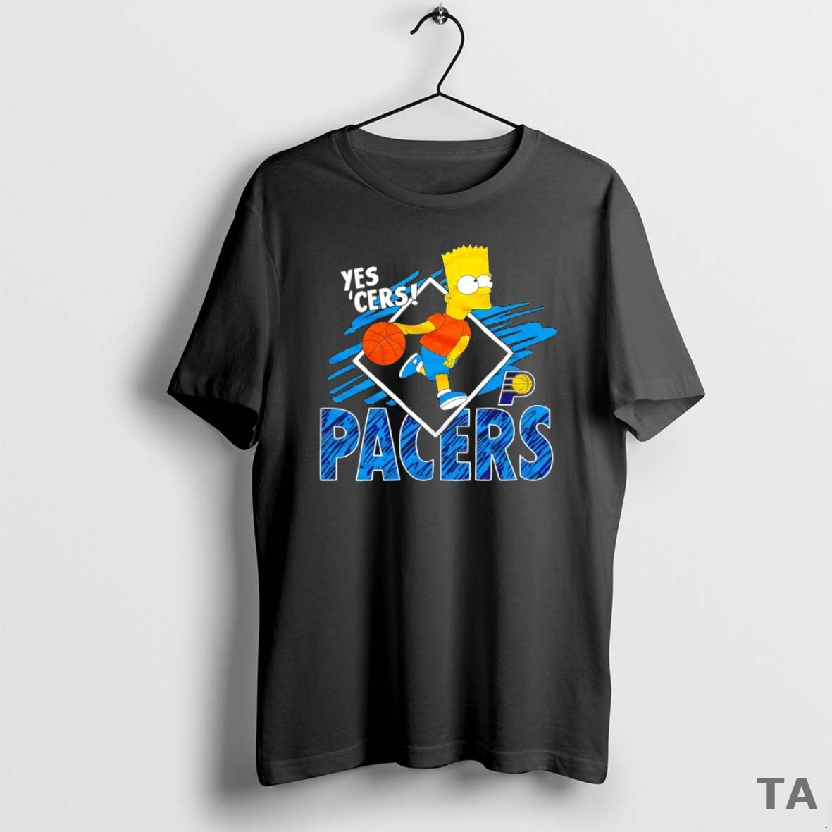 Top The Bart Simpson X Indiana Pacers Nba Mashup T Shirt Sweater
