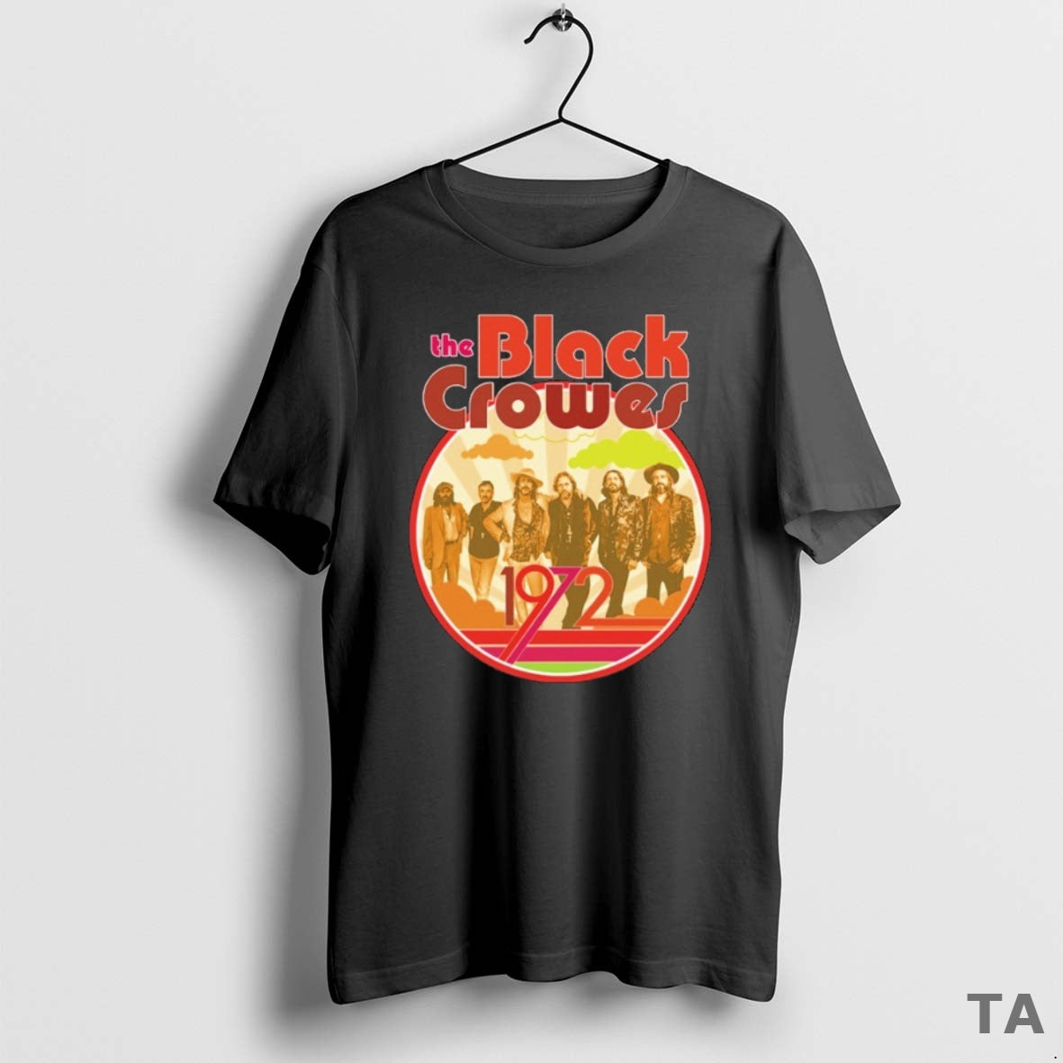 Top The Black Crowes 1972 Photo T Shirt Sweater