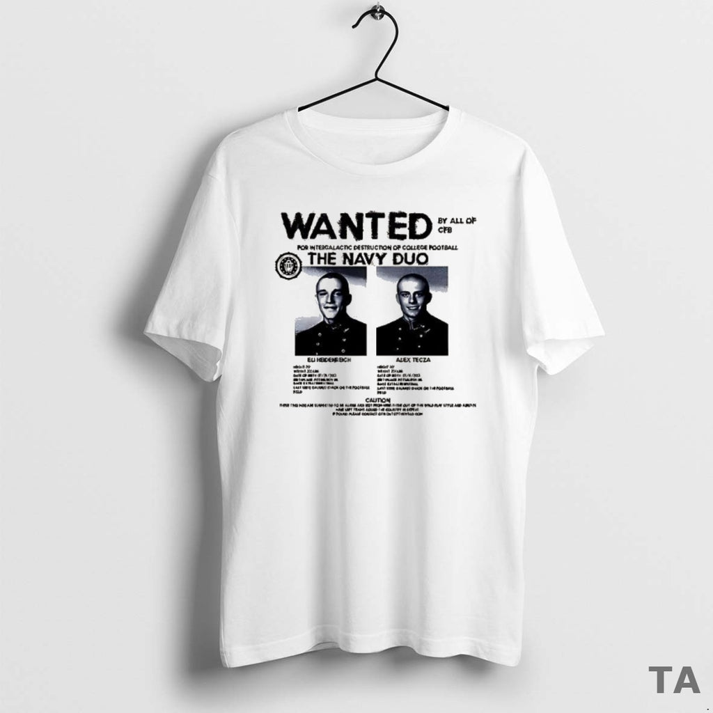 Top The Navy Duo Wanted By All Of Cfb T Shirt Sweater
