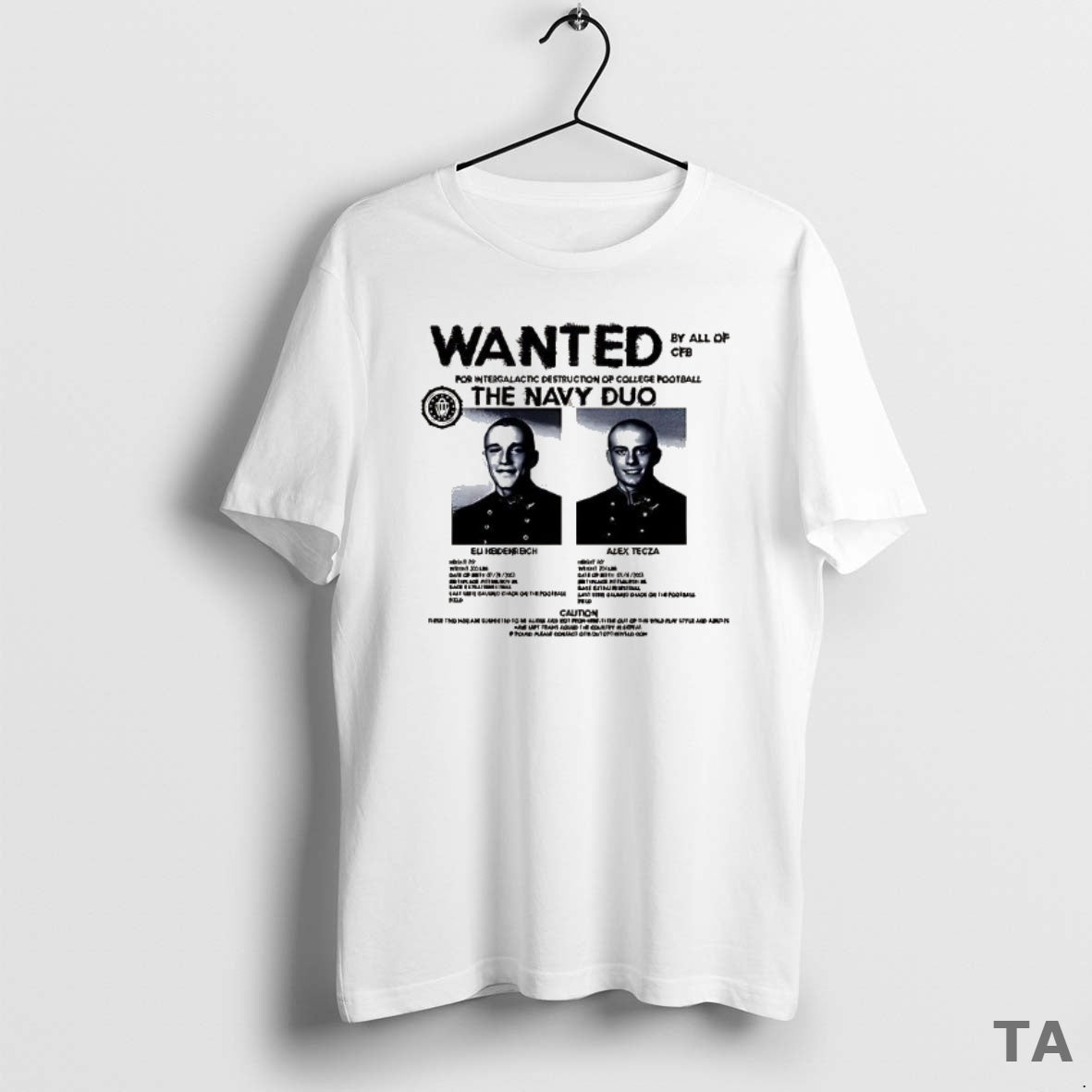 Top The Navy Duo Wanted By All Of Cfb T Shirt Sweater