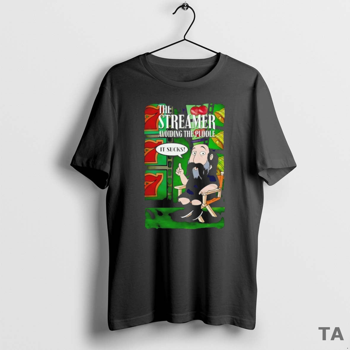 Top The Streamer Avoiding The Puddle T Shirt Sweater