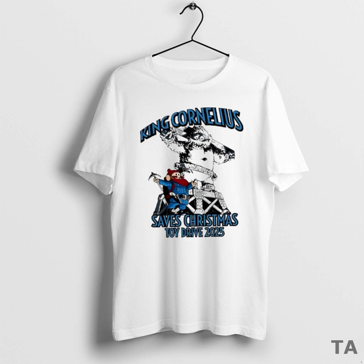 Top Top King Cornelius Saves Christmas Toy Drive 2025 T Shirt Sweater