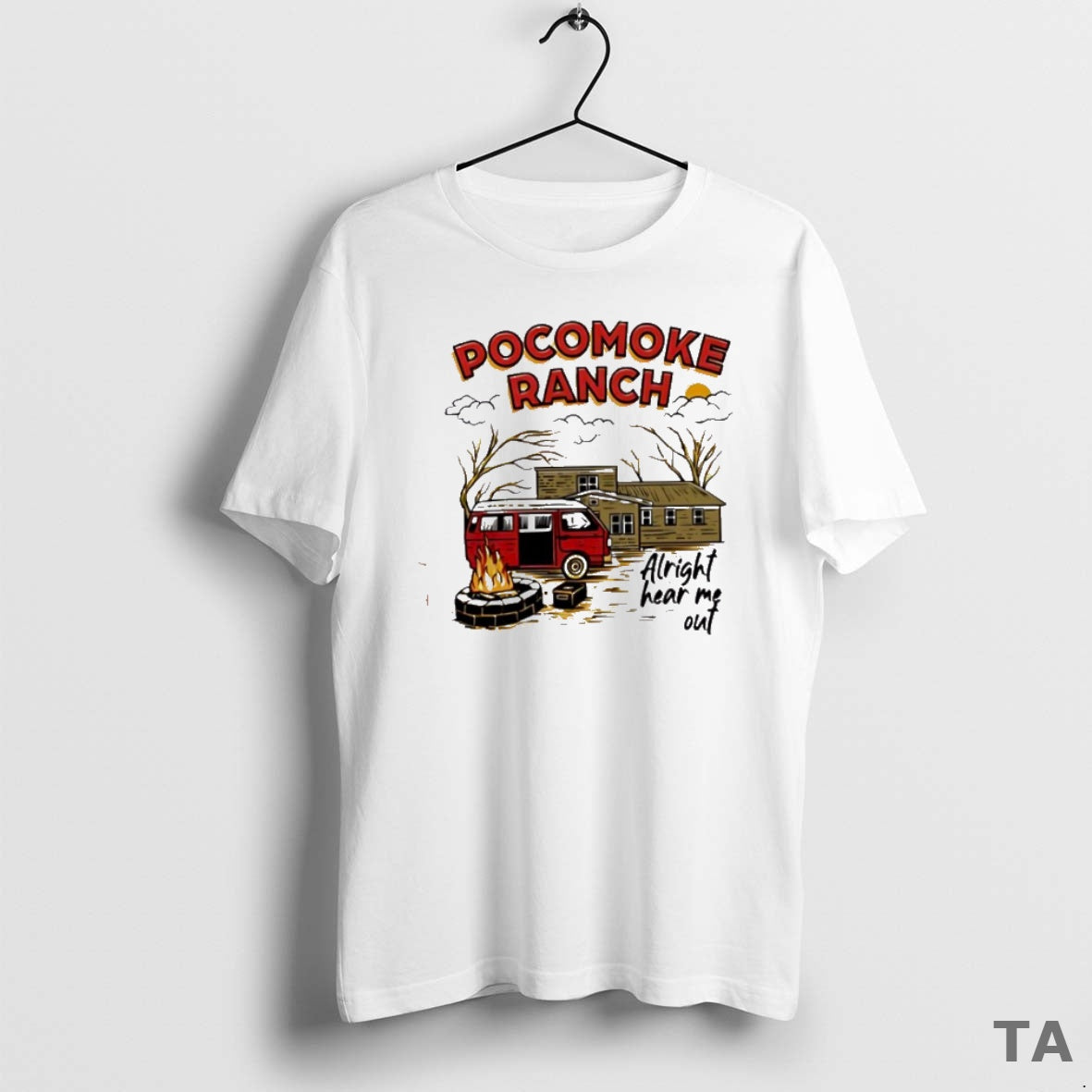 Top Top Pocomoke Ranch Alright Hear Me Out T Shirt Sweater