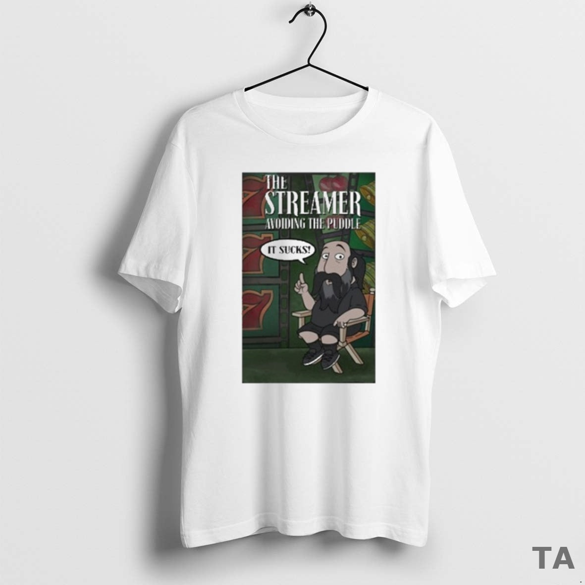 Top The Streamer Avoiding The Puddle It Sucks T Shirt Sweater