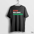Top Tom Morello World Tour 2025 Stop Killing Children T Shirt Sweater
